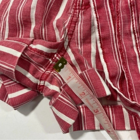 New American Eagle PaperBag Shorts Size 2 Linen Blend - Picture 7 of 7